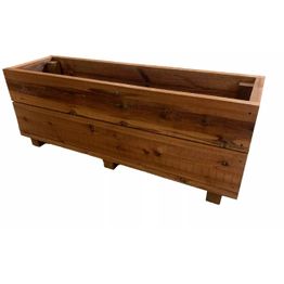 Kukkalaatikko Patio Terassit 100 cm kestopuu matala