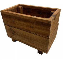 Kukkalaatikko Patio Terassit 50 cm kestopuu matala