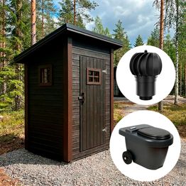 Naava-puucee Green Toilet Easy kompostikäymälällä