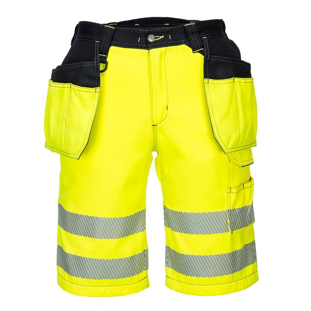 Riipputaskushortsit Portwest PW343 Hi-Vis eri värejä