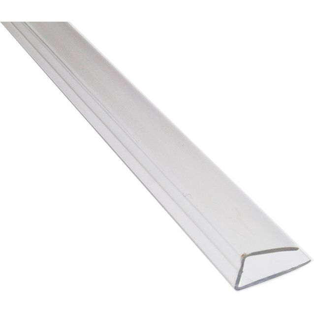 Päätelista Keraplast, 10/2100mm, polykarbonaatti, kirkas