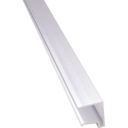 U-päätelista Keraplast 16mm, alumiini, määrämittainen 