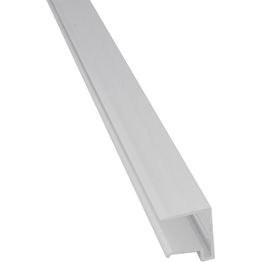 U-päätelista Keraplast 16mm, alumiini, vaaleanharmaa RR21, määrämittainen