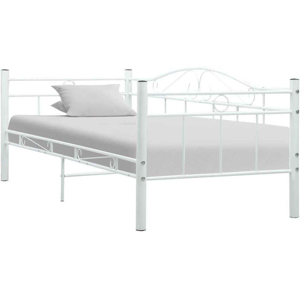Sohvasänky valkoinen metalli 90x200cm