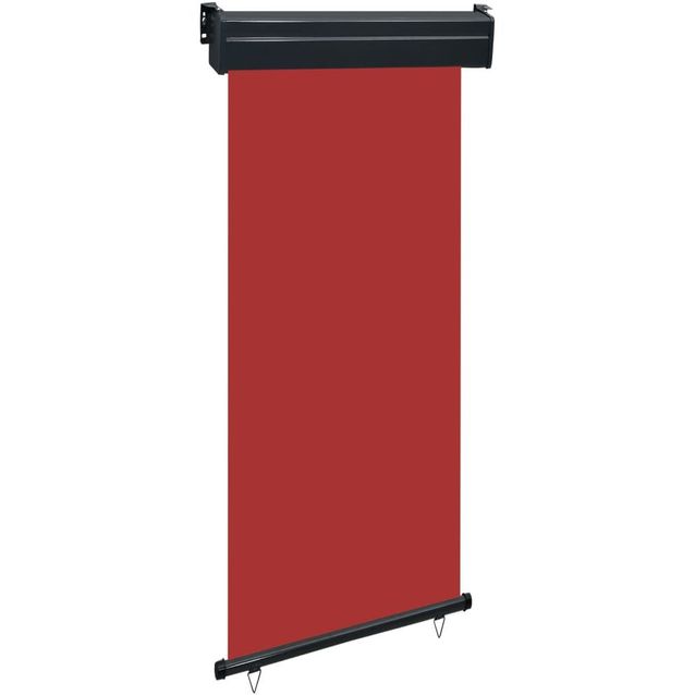 Parvekkeen sivumarkiisi 100x250 cm punainen_1