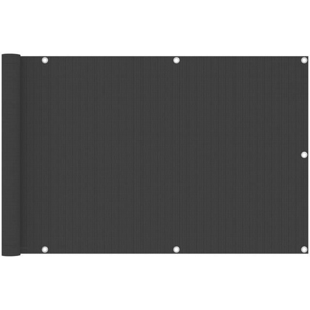 Parvekkeen suoja antrasiitti 90x500 cm hdpe_1