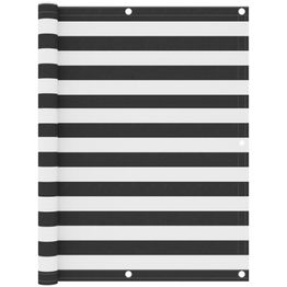 Parvekkeen suoja antrasiitti/valkoinen 120x400 cm oxford