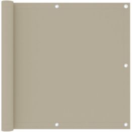 Parvekkeen suoja beige 90x500 cm oxford kangas