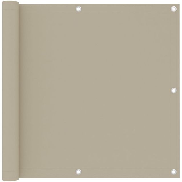 Parvekkeen suoja beige 90x500 cm oxford kangas_1