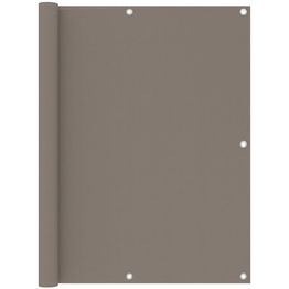 Parvekkeen suoja harmaanruskea 120x400 cm oxford kangas