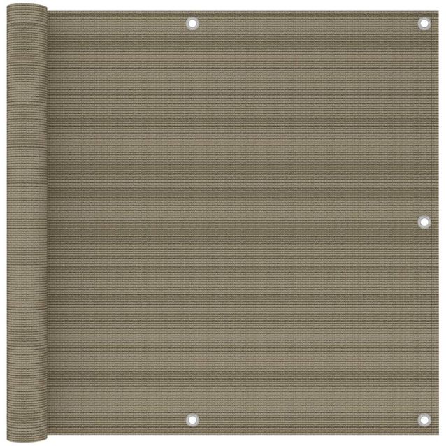 Parvekkeen suoja harmaanruskea 90x300 cm hdpe_1