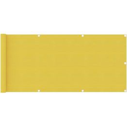 Parvekkeen suoja keltainen 75x400 cm hdpe
