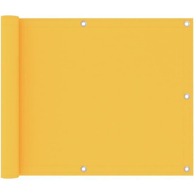 Parvekkeen suoja keltainen 75x500 cm oxford-kangas_1