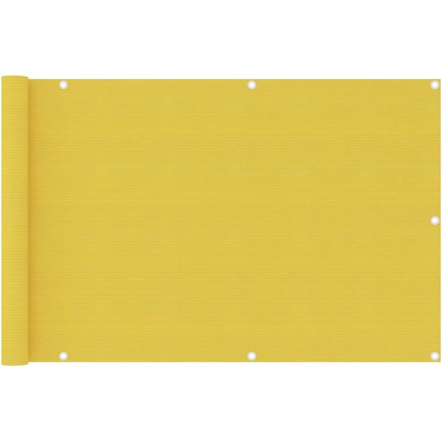 Parvekkeen suoja keltainen 90x400 cm hdpe_1