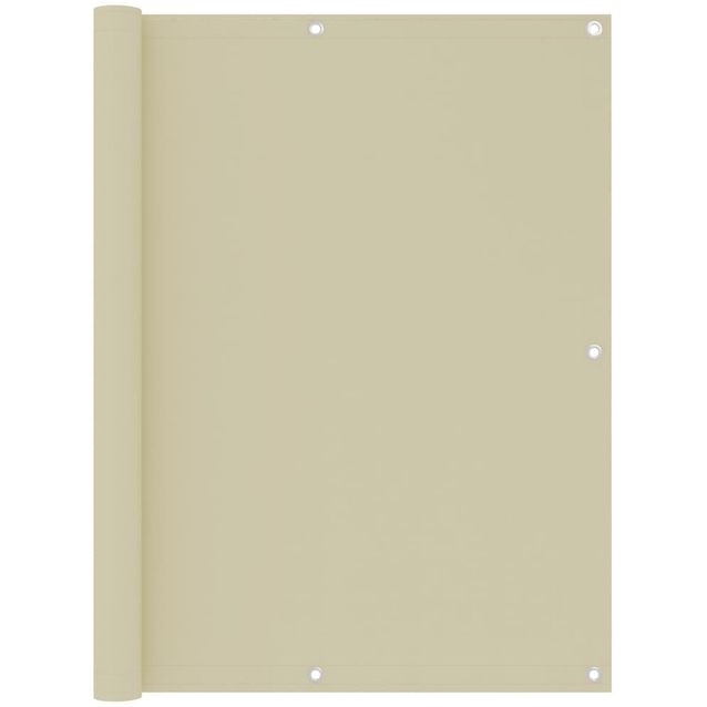 Parvekkeen suoja kerma 120x300 cm oxford kangas_1