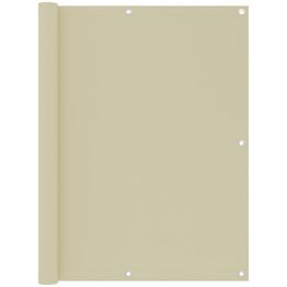 Parvekkeen suoja kerma 120x400 cm oxford kangas