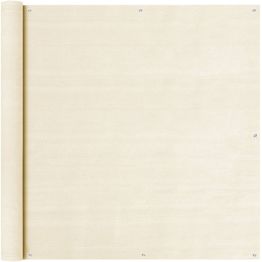 Parvekkeen suoja kerma 120x500 cm hdpe