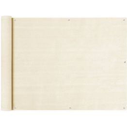 Parvekkeen suoja kerma 90x300 cm hdpe