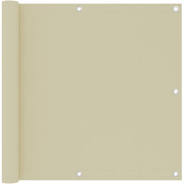 Parvekkeen suoja kerma 90x500 cm oxford kangas_1