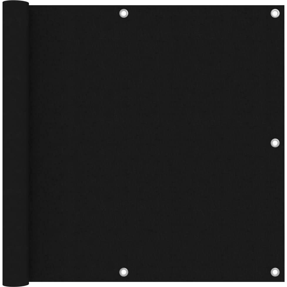 Parvekkeen suoja musta 90x400 cm oxford kangas