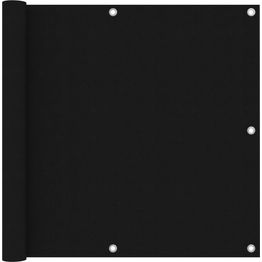 Parvekkeen suoja musta 90x600 cm oxford kangas