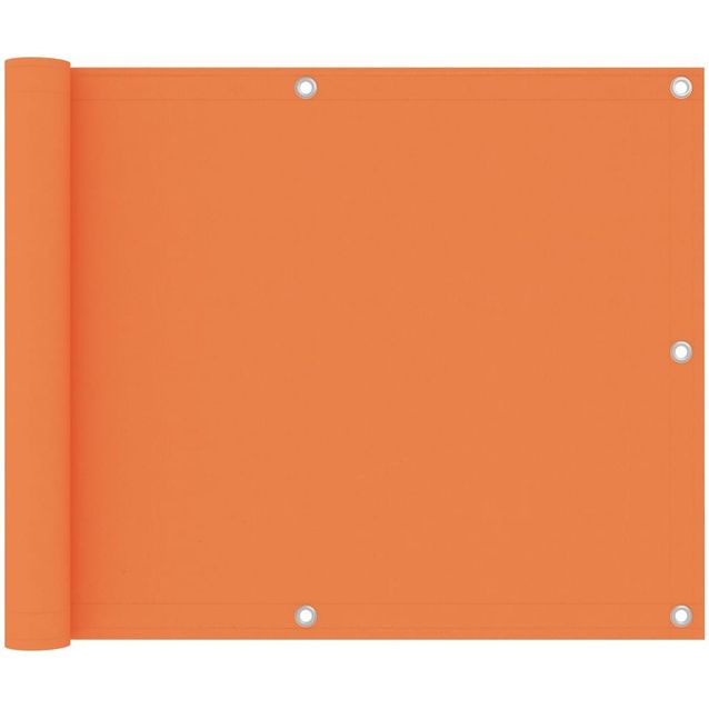 Parvekkeen suoja oranssi 75x500 cm oxford kangas_1