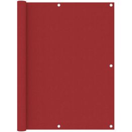 Parvekkeen suoja punainen 120x400 cm oxford kangas