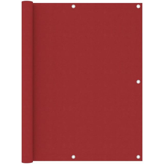 Parvekkeen suoja punainen 120x500cm oxford kangas_1