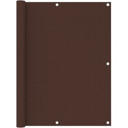 Parvekkeen suoja ruskea 120x600 cm oxford kangas