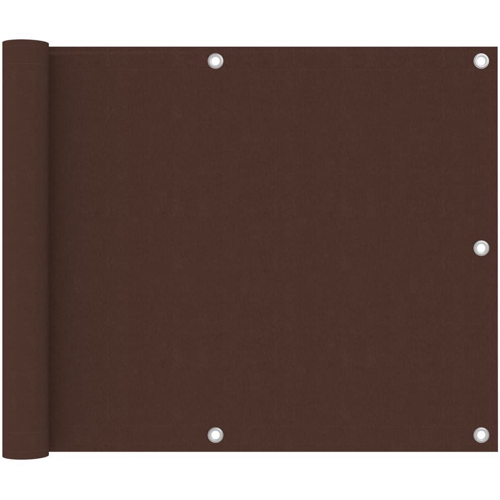 Parvekkeen suoja ruskea 75x300 cm oxford kangas