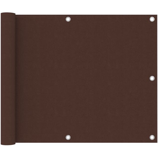 Parvekkeen suoja ruskea 75x300 cm oxford kangas_1