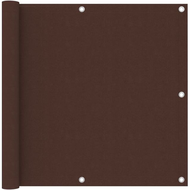 Parvekkeen suoja ruskea 90x600 cm oxford kangas_1