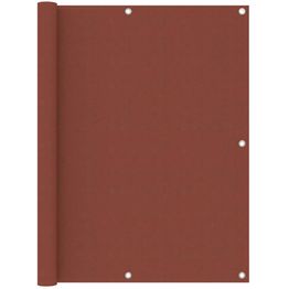 Parvekkeen suoja terrakotta 120x600 cm oxford kangas