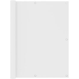 Parvekkeen suoja valkoinen 120x600 cm oxford kangas