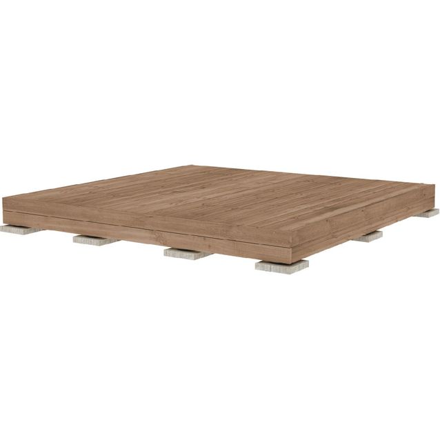 Valmisterassi Patio terassielementti Classic 2x2m kestopuu