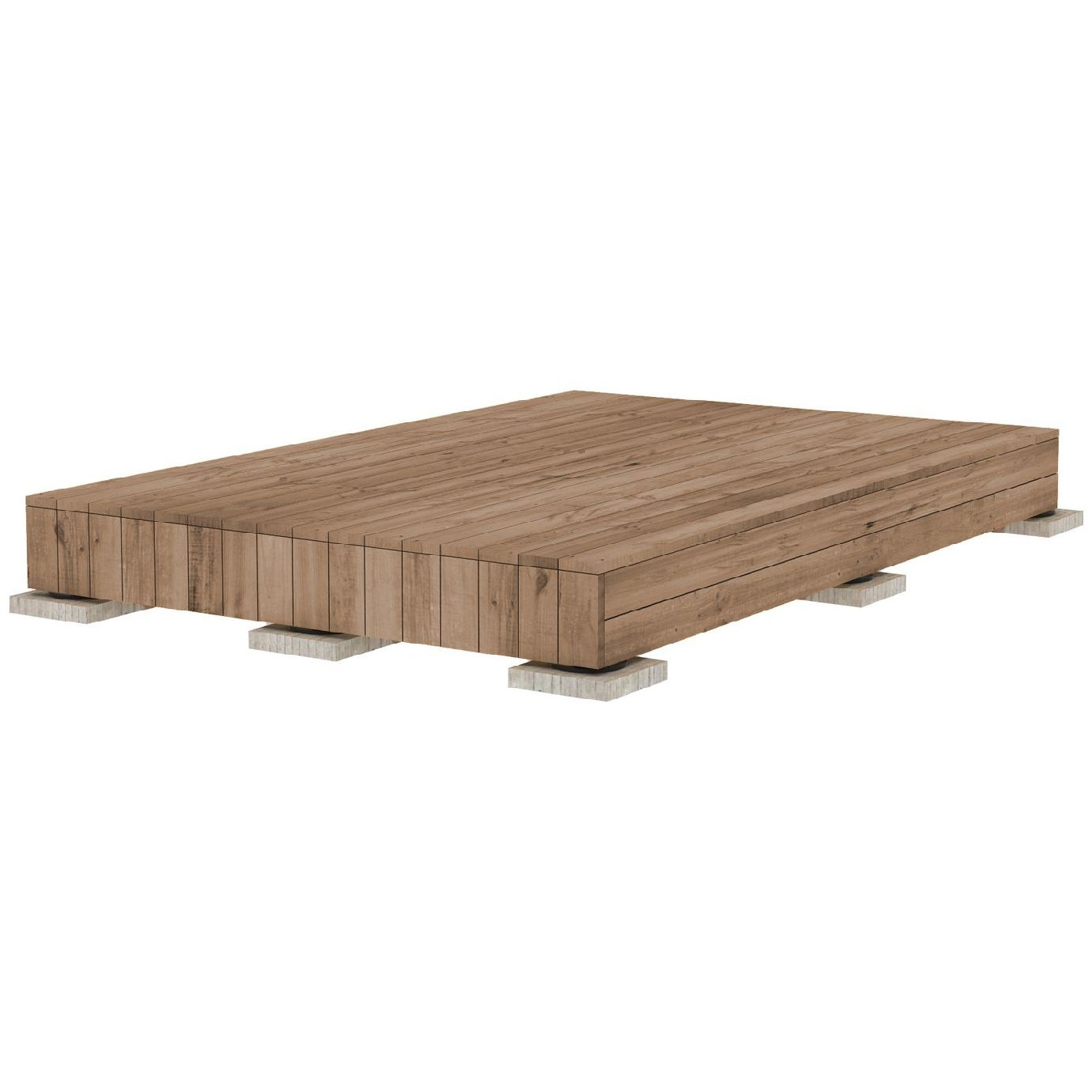 Valmisterassi Patio Terassit Modern 2x3m kestopuu
