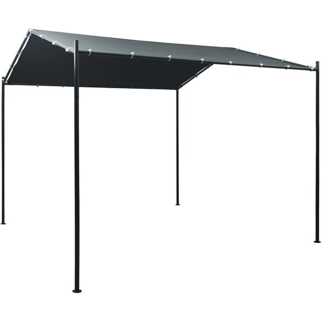 Paviljonki/juhlateltta 3x3 m teräs antrasiitti_1