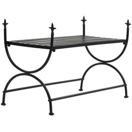 Penkki vintagetyyli metalli 83x42x55 cm musta