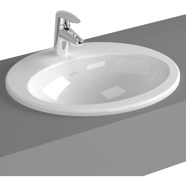 Pesuallas Vitra S20 soikea upotettava 53 cm