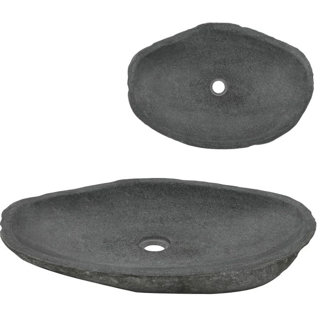 Pesuallas jokikivi Ovaali 60 70 cm