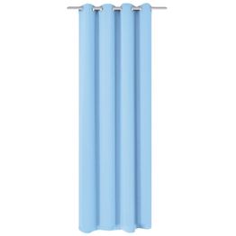 Pimennysverho purjerenkailla 270x245 cm turkoosi