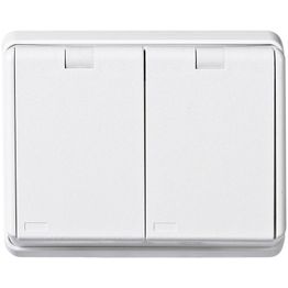 Pistorasia ELKO RS Nordic 2-osainen kannella RL IP44  kirkkaan valkoinen