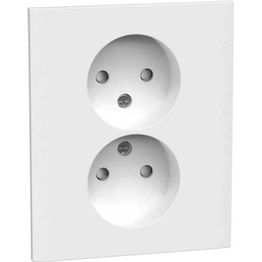 Pistorasia Gelia Connect 2 Home 2-osainen 16A maadoittamaton uppo-asennus valkoinen