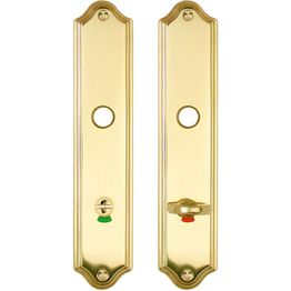 Pitkä WC-vääntönuppi Beslagsboden B710P kiillotettu messinki