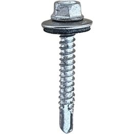 Poraruuvi Keraplast, 5.5x50mm, Ø16 mm prikka, RST