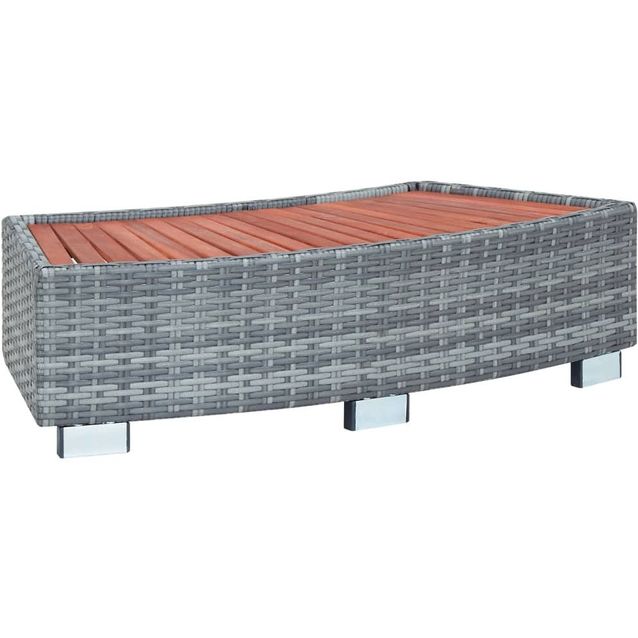 Porealtaan porras harmaa polyrottinki 92x45x25 cm_1