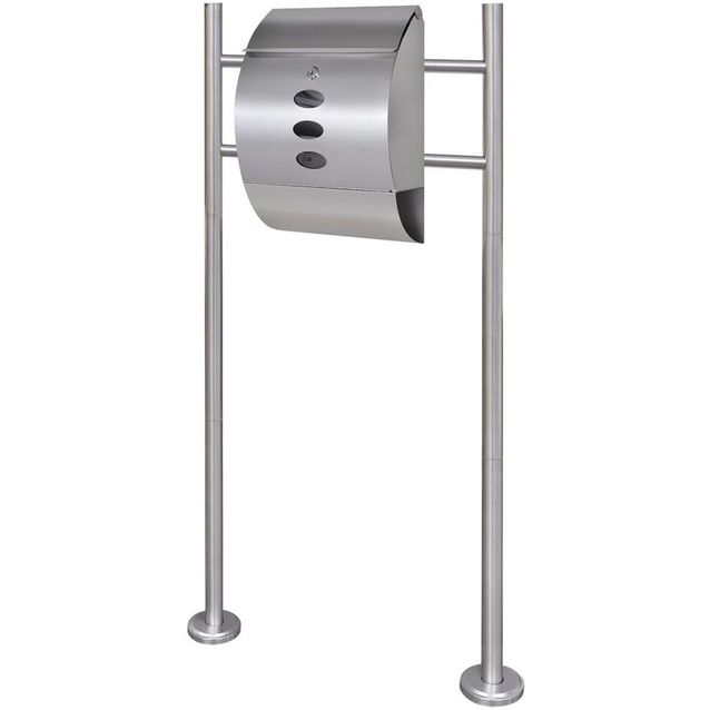 Postilaatikko telineellä ruostumattomasta teräksestä_1