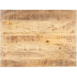 Pöytälevy täysi mangopuu 15-16mm 80x70 cm