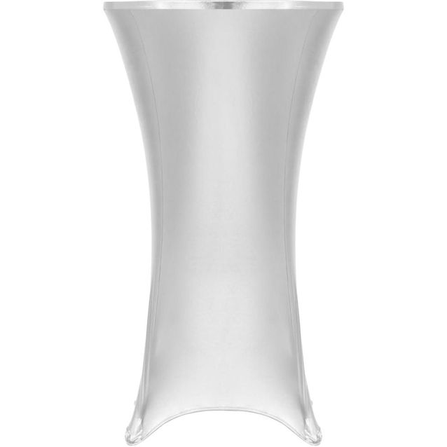 Pöytäliinat 2 kpl venyvä 60 cm hopeanvärinen_1