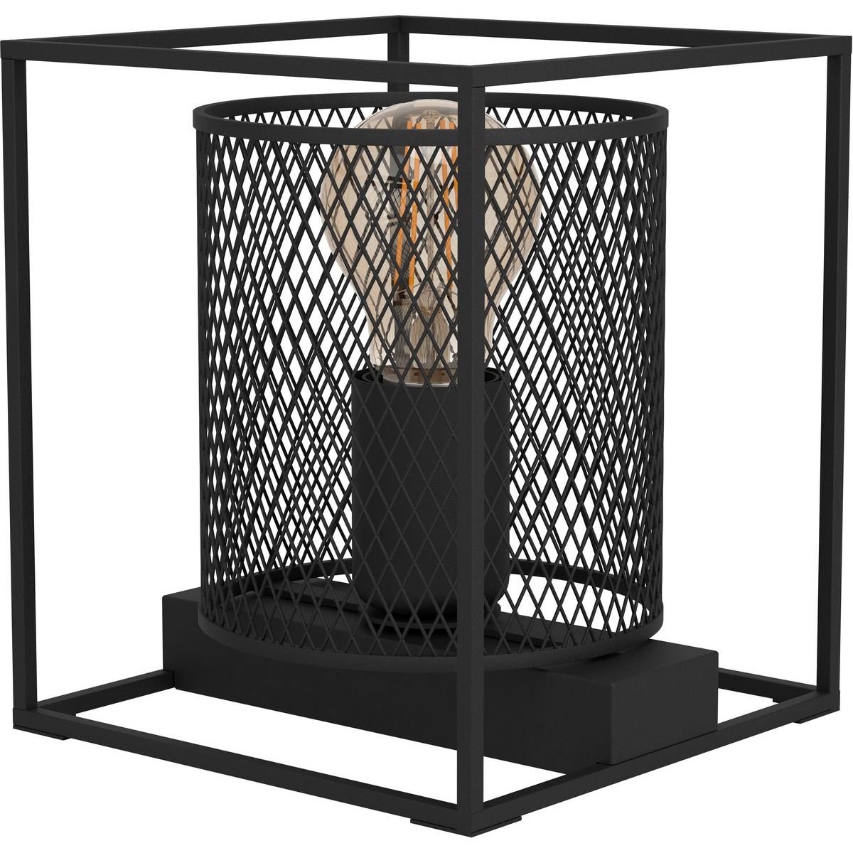 Pöytävalaisin Eglo Catterick 40W 16,5x16,5x19cm musta